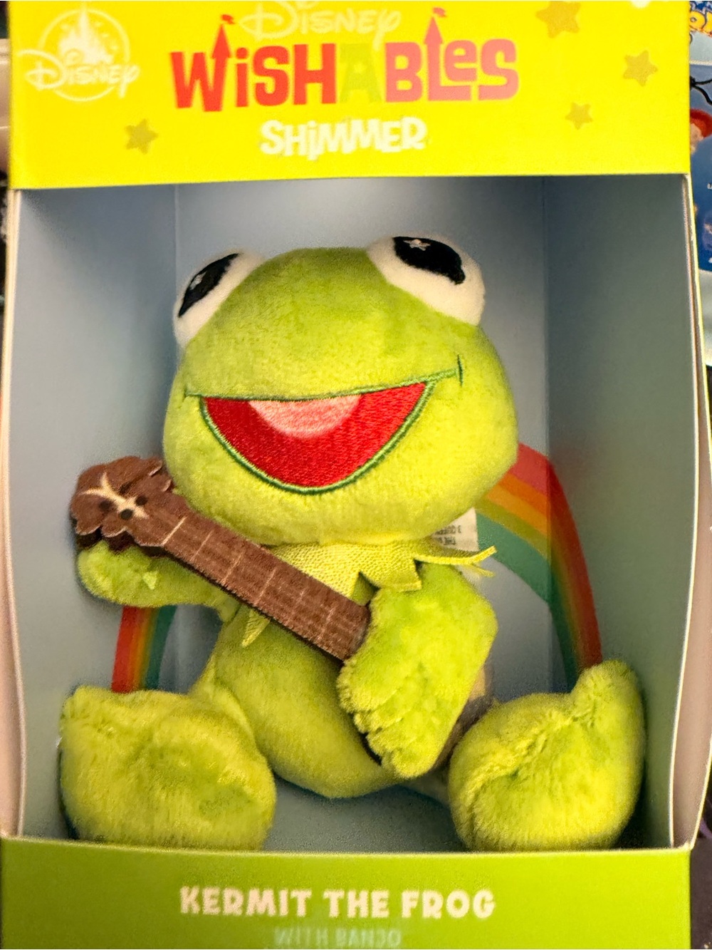 LE 5000 Disney Wishables Shimmer Kermit the Frog Plush